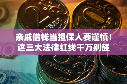 武汉亲戚借钱当担保人要谨慎！这三大法律红线千万别碰