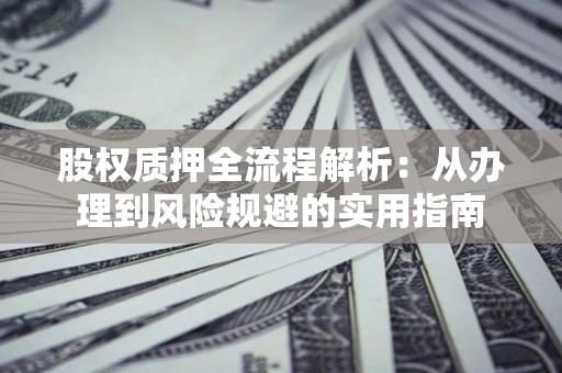 武汉股权质押全流程解析：从办理到风险规避的实用指南