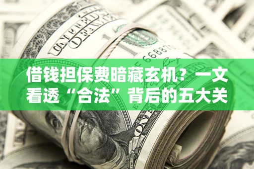 武汉借钱担保费暗藏玄机？一文看透“合法”背后的五大关键陷阱