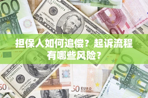 武汉担保人如何追偿？起诉流程有哪些风险？