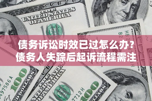 武汉债务诉讼时效已过怎么办？债务人失踪后起诉流程需注意什么？