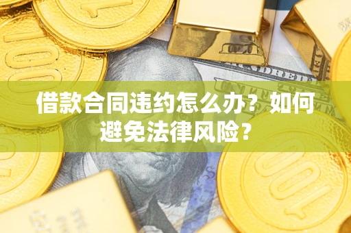 武汉借款合同违约怎么办？如何避免法律风险？