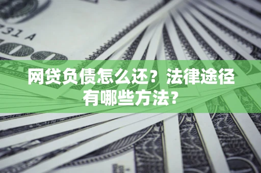 武汉网贷负债怎么还？法律途径有哪些方法？