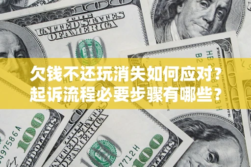 武汉欠钱不还玩消失如何应对？起诉流程必要步骤有哪些？