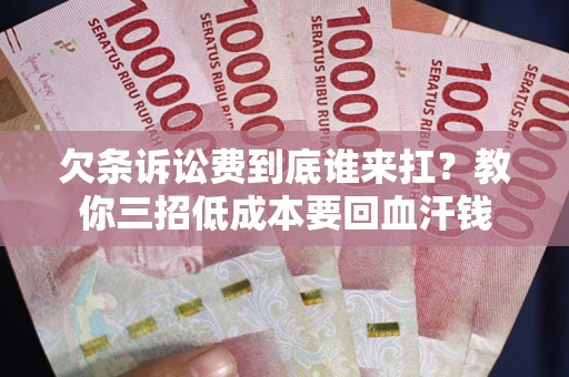 武汉欠条诉讼费到底谁来扛？教你三招低成本要回血汗钱